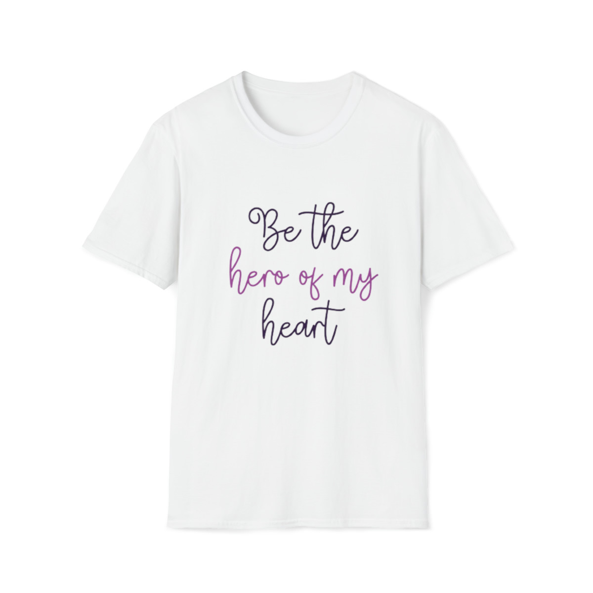 Be The Hero Of My Heart Unisex Softstyle T-Shirt