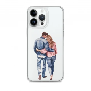 Soulmates Couple Clear Case for iPhone®
