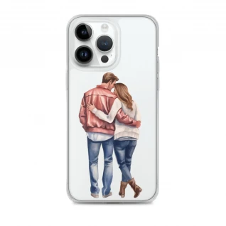 Soulmate Couples Clear Case for iPhone®