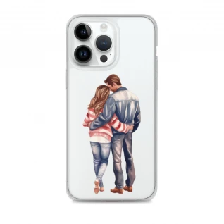 Soulmate Couples Clear Case for iPhone®