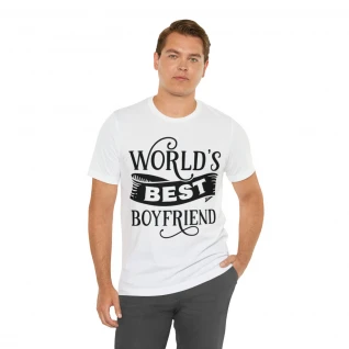 World's Best Boyfriend Unisex Jersey Short Sleeve Tee